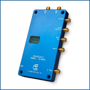 Z-Communications Introduces Tunable Smart Frequency Synthesizer Covering 45 MHz to 22.6 GHz